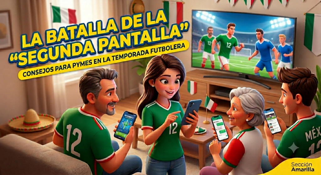 Fútbol en la segunda pantalla: ¡Haz ganar a tu pyme!