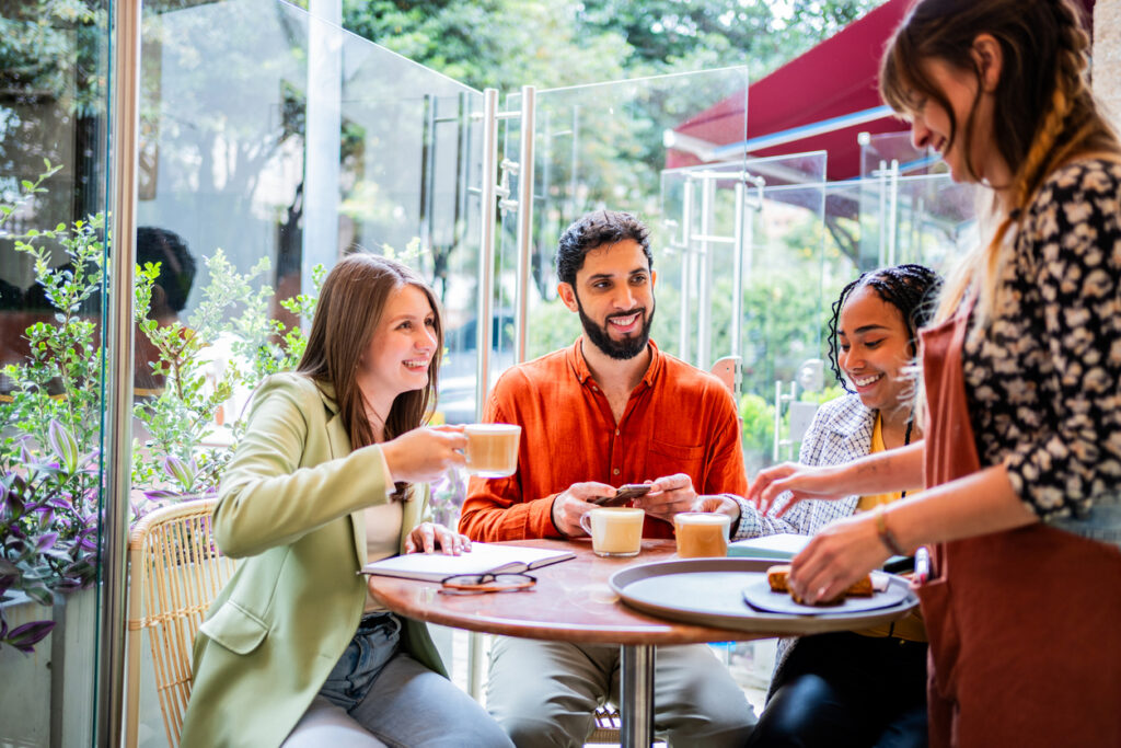 cafetería de barrio